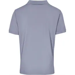 Mens Virtue Golf Shirt Grey Back